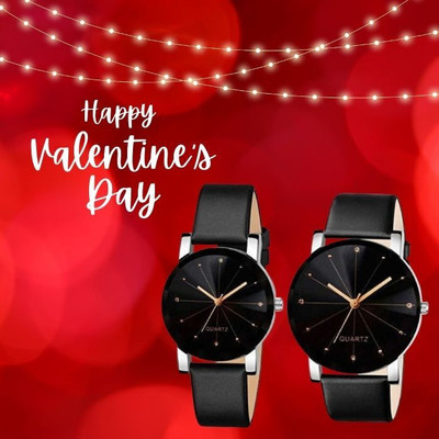 Skylark Valentine's Day Solid Analog Couple Watch Analog Watch  - For Couple