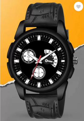 Miss Perfect QUARTZ_Black_Round Dial_PU_Strap Matt Finish - Pack of 1 Analog Watch - For Boys Analog Watch  - For Men