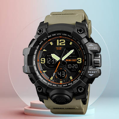 EWWE S-Sports 1327 G-SPORT LOOK BAND SHOCK CHRONOGRAPH RESISTANCE Analog-Digital Watch  - For Men