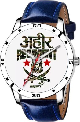 Tarido AHIR REGIMENT New Generation white dial black leather strap analog wrist Analog Watch  - For Men