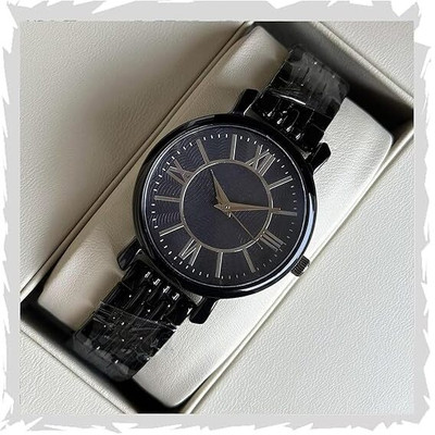 Timorix Stylish Black Analog Women’s Watch with Premium quality Black Dial Stainless Steel Strap Analog Watch  - For Women