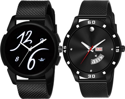TVILLA Black Professional Look MZ-LR61 Analog Watch  - For Men