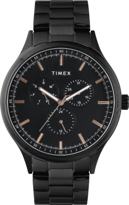 TIMEX Multi Function Black Dial Analog Watch  - For Men