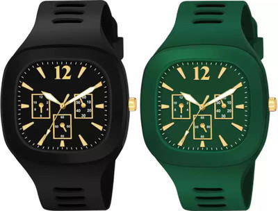 BIZOLO Addi Black & Green Watch For Boys New Combo Analog Watch  - For Boys & Girls