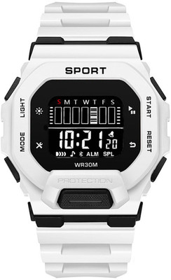 Brostin Brostin-2023 Silicone Strap Hybrid Multi Function Working Premium Quality LED Luminous Light Digital Watch  - For Men