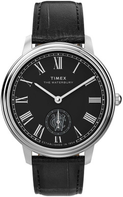 TIMEX TW2Y23200UJ TIMEX Waterbury Black Round Dial Analog Watch  - For Men