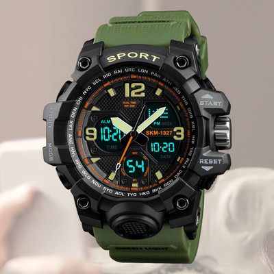 Harbor 1327 Green Stay active with the 1327 green sports watch for men Analog-Digital Watch  - For Men