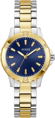 GUESS GW0948L3 Blue Round Dial Analog Watch  - For Women