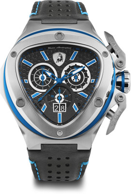 Tonino Lamborghini TL9XC-SS Spyder X Black With Embossed Honeycomb Pattern Analog Watch  - For Men