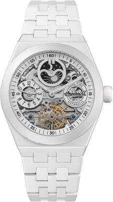 Ingersoll I15103 The Broadway Automatic Ceramic White Dial Analog Watch  - For Men
