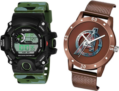 Brostin Premium Design Analog-Digital Men's Combo Watches Analog-Digital Watch  - For Men