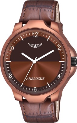 ANALOGUE All Brown Series | Patterned leather Strap | 1 Year Warranty | Boys | Trending All Brown Series | Patterned leather Strap | 1 Year Warranty | Boys | Trending Analog Watch  - For Men