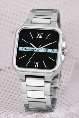 Reboot Attractive T3042B New Designer Square Roman Figure With Special Edition Analog Watch  - For Men