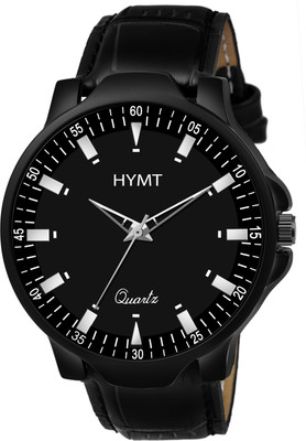 HYMT HMTY-5007 Black Dial With Black Ptta for Boys Analog Watch  - For Men