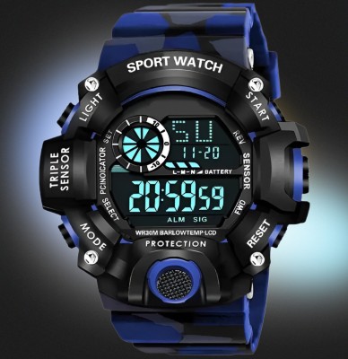 hala G90 Digital Multi-Function Watch Stylish Sports Silicon Strap Amazing Look Style Digital Watch  - For Boys