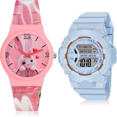 TIMOXIDE CM717-DG34 Analog-Digital Watch  - For Girls