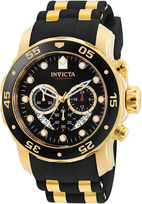 INVICTA 6981 Pro Diver - Scuba Chronograph Quartz Black Dial Analog Watch  - For Men