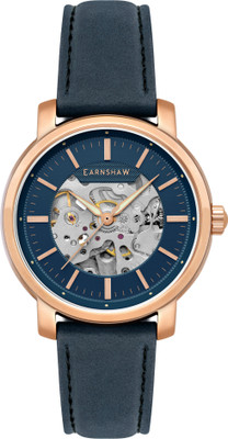 Earnshaw ES-8297-06 New Holland Skeleton Automatic Analog Watch  - For Men