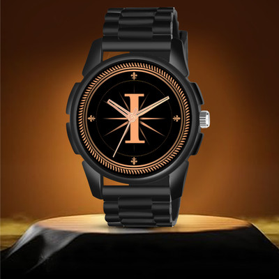 Red Robin ALPHA-I-J16-BLK-CDBLK-1 Alpha Heritage Collection I Black Strap Watch for Man & Boys Analog Watch  - For Men