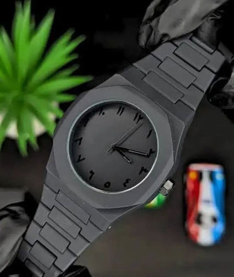 anoothee D3 Minimalist Blackout Timepiece with Eastern Arabic Dial. Analog Watch  - For Men & Women