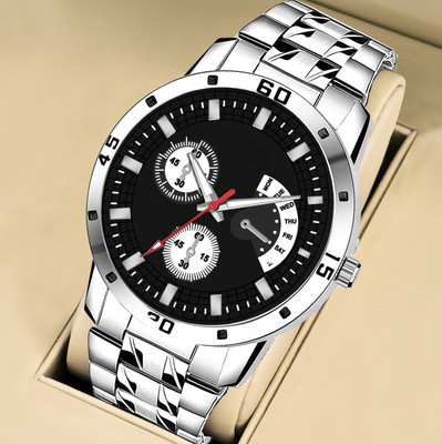 Alexei S-Avo Blk Analog Watch  - For Men