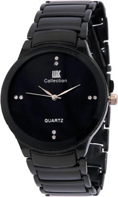 IIK IIK-034M Black Studded Dial with Black Bracelet Strap Analog Watch  - For Men