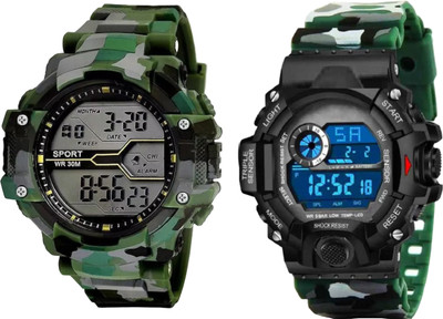 KIMY Digital watch Royal Look Waterproof Military Army Watch For Men’s Boys & Kids in Multicolour Digital Watch  - For Men
