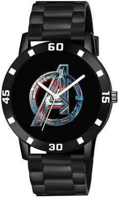 SHURAI Trendy analog wristwatch for men in black Black men's lea+BL5:BL117ther strap watch with classic look Analog Watch  - For Men