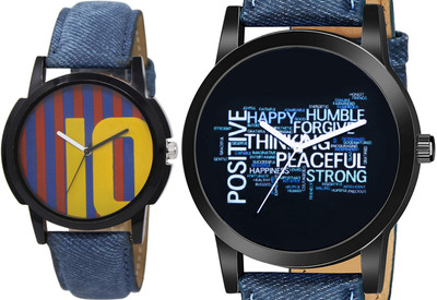 TVILLA Multicolor Messi MZ-LR10 Analog Watch  - For Men