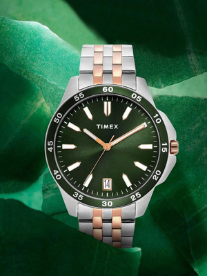 TIMEX Date Function, Green Dial Analog Watch  - For Men