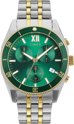 TIMEX TWEG298SMU01 Timex Green Round Dial Analog Watch  - For Men