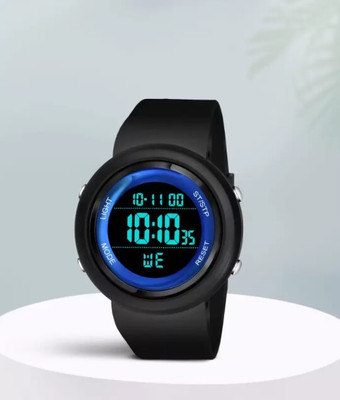 THMT New Trending 2-0-2-9 Blue Round Abibas Style Digital wrist watch Digital Watch  - For Men