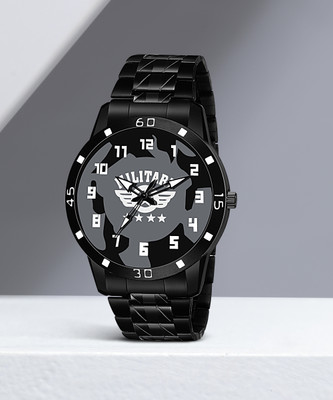 PIRASO 42-MLTRY-BLACK-CK ANALOG DISPLAY Analog Watch  - For Men