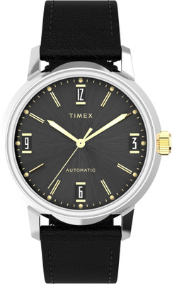 TIMEX TW2W33900U9 Marlin Black Round Dial Analog Watch  - For Men