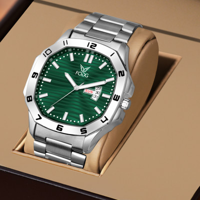 FOGG 2158-Green Big Dial Analog Watch  - For Men