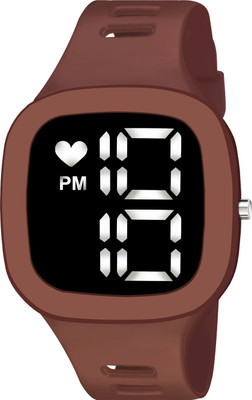 EDDY HAGER 826-BROWN Stylish Working Date Digital Watch  - For Boys & Girls