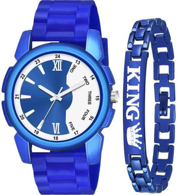 MAHAKAPI Daily Wear Formal Stainless Steel Every day wear Black Dial with Stainless Steel Strap -Bracelet Watch Analog Watch  - For Men