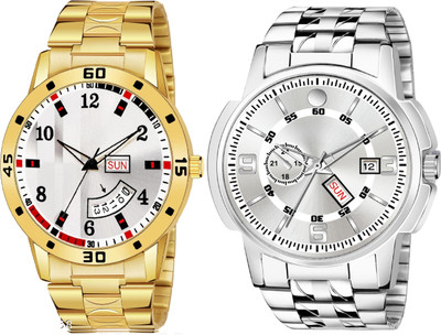 Caihong GOLD-8-AND-SLV-10 Analog Watch  - For Men