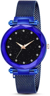 RIDHHANAL mg 12 diamond blue Analog Watch  - For Women