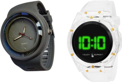 Brostin Trendy 2025 Design Analog-Digital Men's Combo Watches Analog-Digital Watch  - For Men