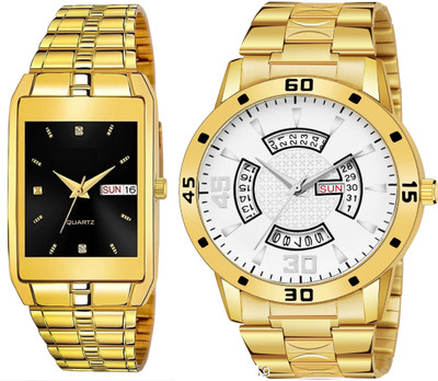 Caihong Golden-Black-Gold-22 Analog Watch  - For Men
