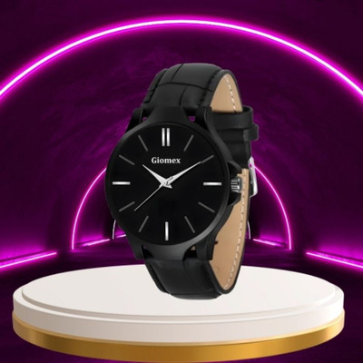 Giomex New Range G-Black Plain_1 Analog Watch Analog Watch  - For Men