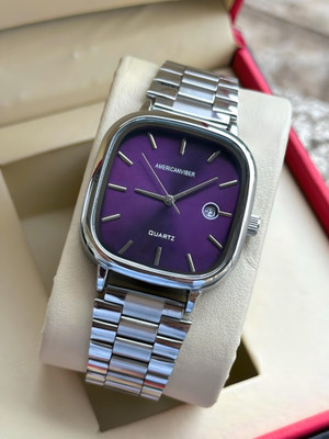 D R W AV0031 UNISEX Date Function Working Free Size Adjutable Chain Lock Premium Quality Analog Watch  - For Men & Women