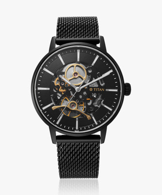 Titan Mechanical Slimline Mechanical Slimline Analog Watch  - For Men