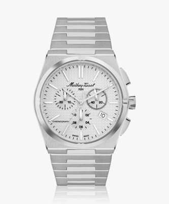 Mathey-Tissot H117CHAS Chronograph Swiss Made Silver Dial Analog Watch  - For Men