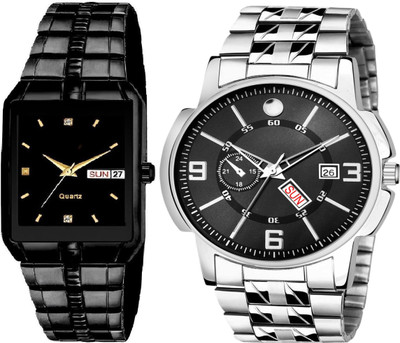Caihong Black-Case-SLV-12 Analog Watch  - For Men