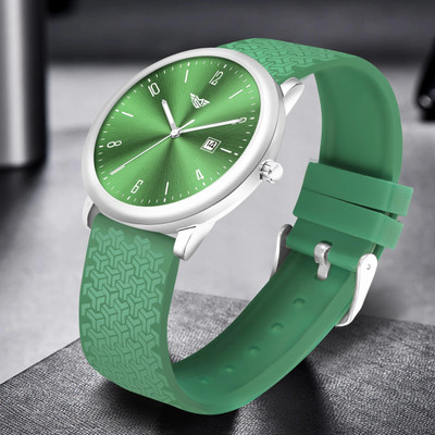 MIRSO SILICON-4001_GREEN-WHITE_MEN_AK ANALOG BOYS WATCH Analog Watch  - For Boys