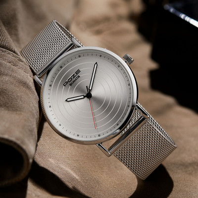 SONATA Poze Men Analog Silver Dial Silver Strap Analog Watch  - For Men