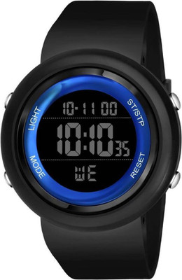 HLMT AD-BLUE Sporty Look, Alarm, Black Strap, Multi Function Premium Watch  Digital Watch  - For Men
