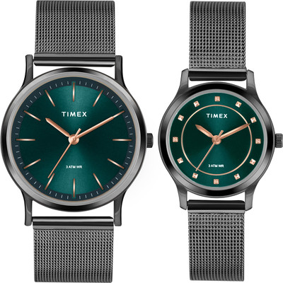 TIMEX Green Dial Watch Gift Set Analog Watch  - For Men & Women